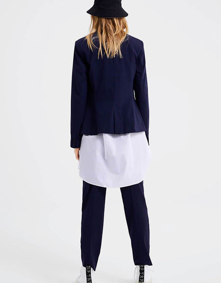 Indigo With Zip Dress